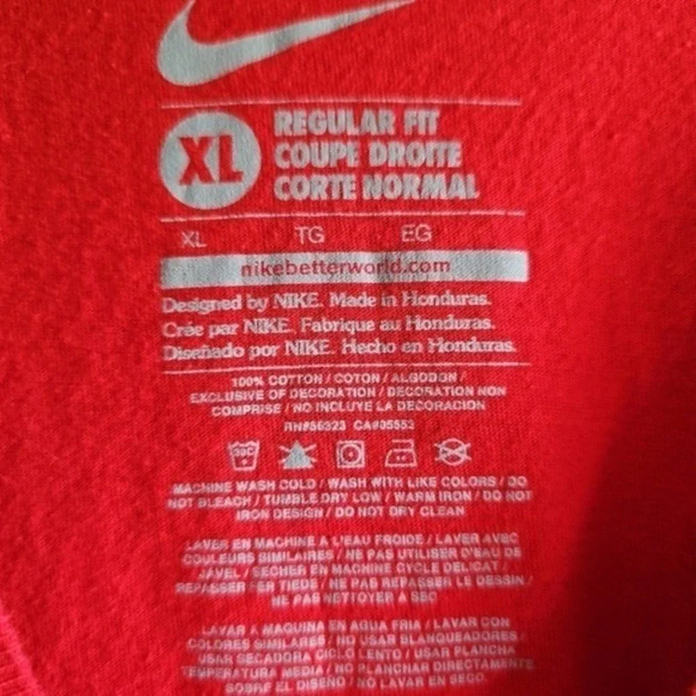 Nike Washington Nationals MLB Red Graphic T-Shirt‎ Mens XL Regular Fit